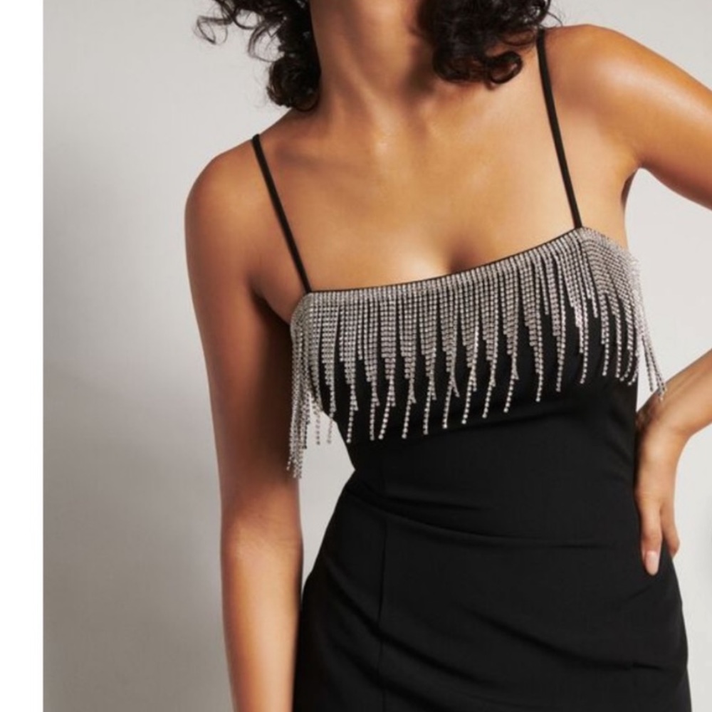 Dynamite Clothing Desiree Embellished Mini Dress (Small)